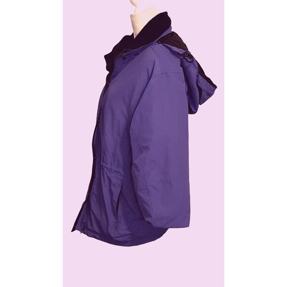 Eddie Bauer Weather Edge womens parka S Thinsulate lite loft  Zip Off Hood - Picture 4 of 9